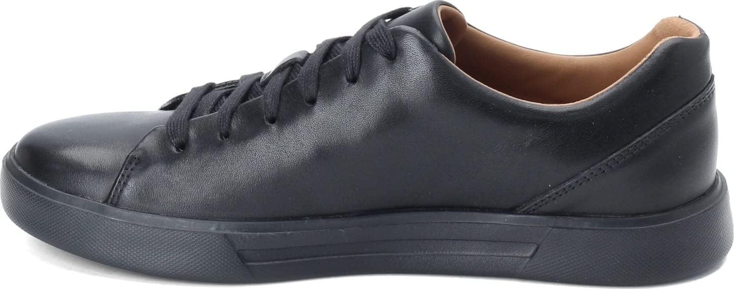 Clarks Men's Un Costa Lace Sneaker, Black/Black Leather, 9.5 - Image 3