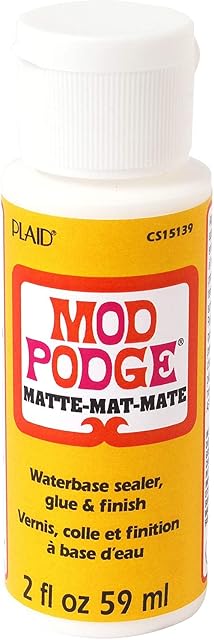 Plaid Crafts Mod Podge Waterbase Sealer, Glue and Finish, Matte Finish 59 ml