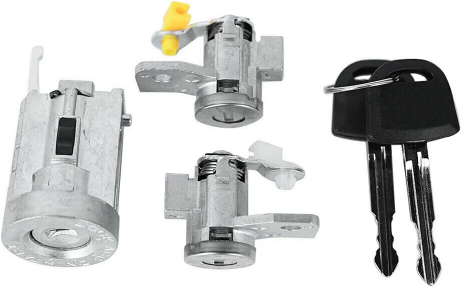 Car Front Door Locks Cylinder Ignition Switch Lock Kit with Key 19121155 89022371 for Chevrolet Colorado Ls for Hummer H3