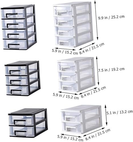 Miniatura 5 de VOSAREA 2 soportes para brochas de maquillaje para tocador, soporte para brochas de maquillaje, cajón, caja de almacenamiento, mini organizador de