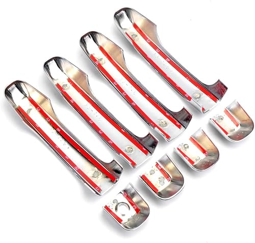 Miniatura 3 de Cubierta de manija de puerta para Toyota Land Cruiser Prado J150 J200 LC200 Lexus GX460 2010-2022 moldura cromada cubierta protectora de decoración