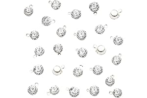 100 Pcs Diamond Charm Dangle Pendants for Jewelry Making