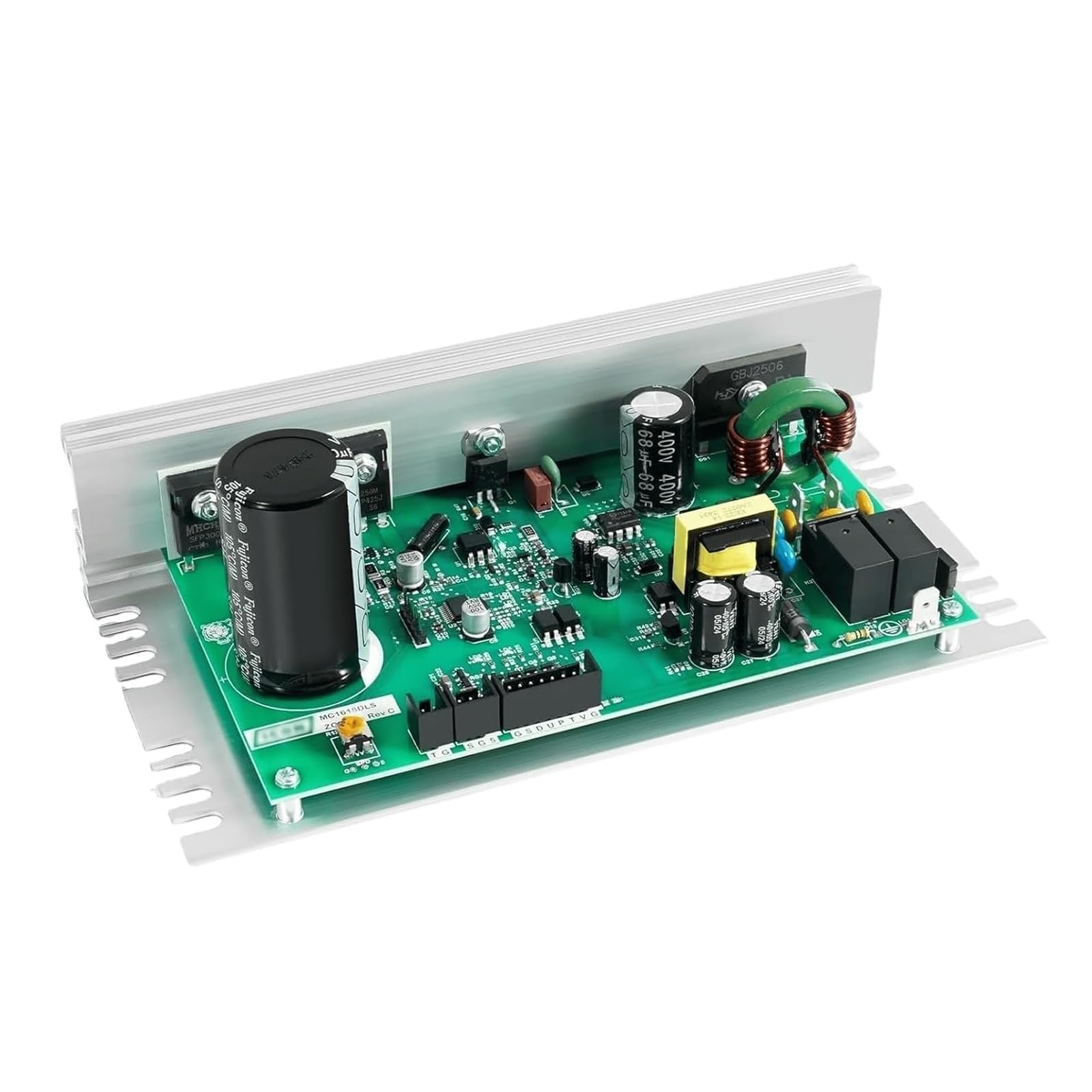 Limtula Replacement Treadmill Motor Controller with Capacitors Coil and Heat Dissipation Frame for Listed Running Machine Repair Work and Part Number Checks PCB Motor Drive Repair Circuit Module