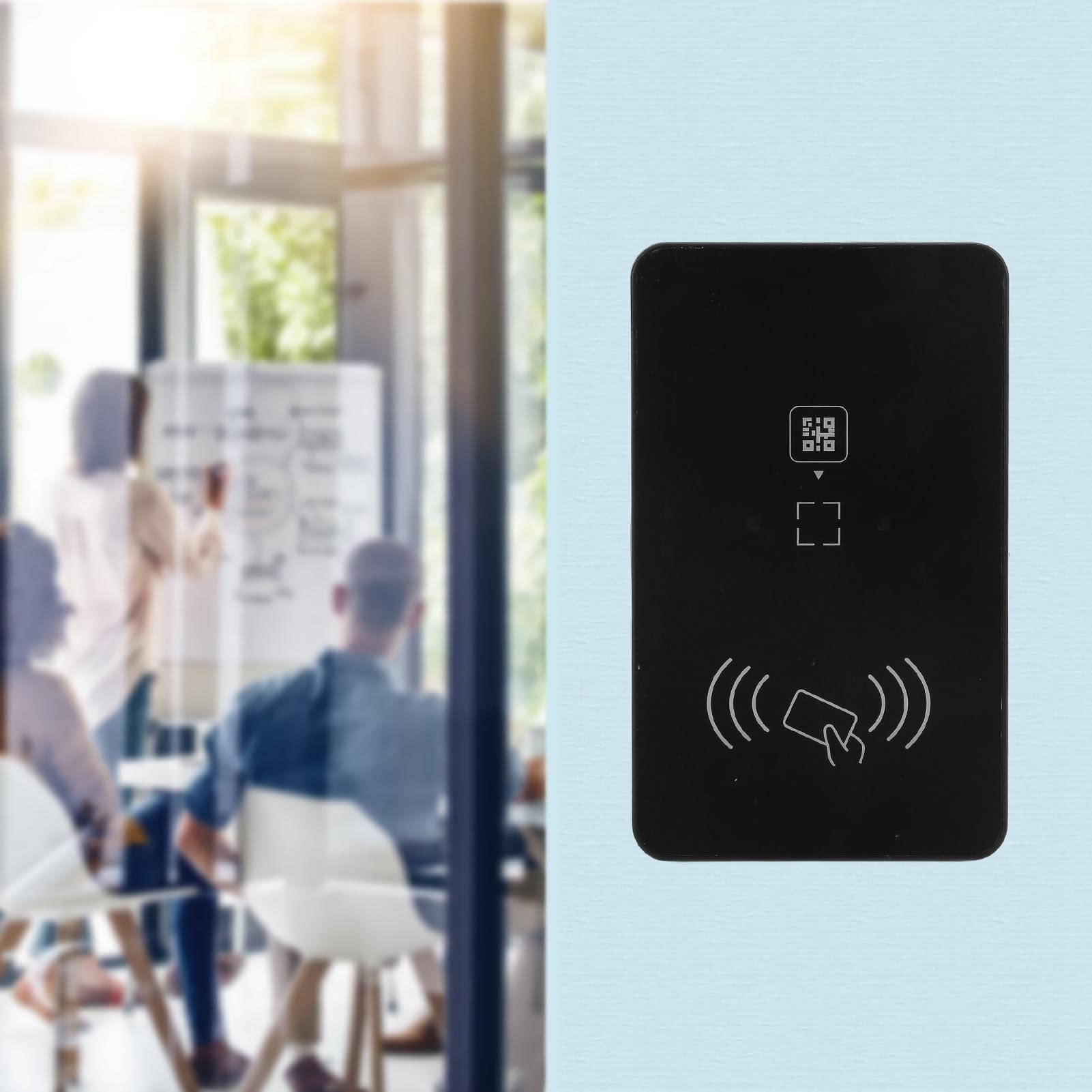Lector De Control De Acceso De Código De Barras RFID, 2 En 1 Código De Barras Código QR Lector De Control De Acceso RFID Velocidad De Escaneo Rápido Para El Edificio De La Oficina En El Hogar Intelige