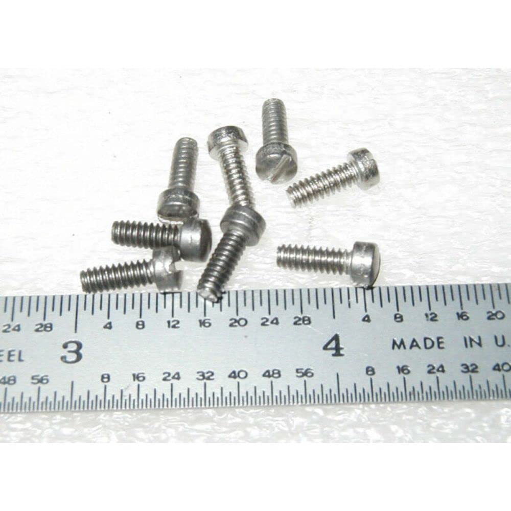 4-40 X 5/16" Screw Fillister Head Slot Stainless Steel - 100 Pcs