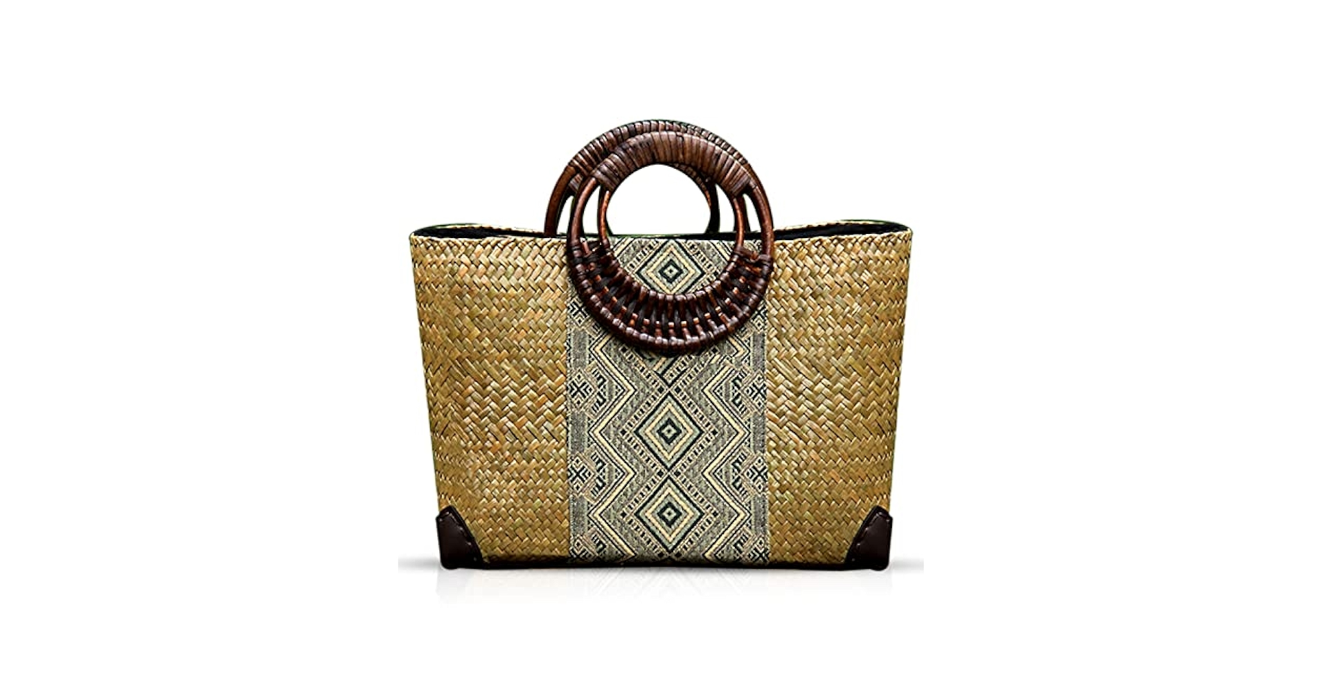 バッグ room306contemporary Rattan Tote Bag room306contemporary Rattan Tote Bag