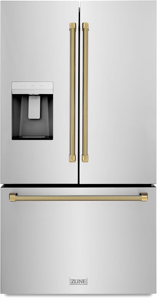 ZLINE Autograph Edition 36 in. 28.9 cu. ft. Standard-Depth French