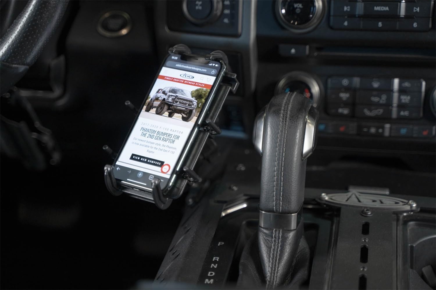 Center Console Molle Panels & Digital Device Mount for the 2015-2020 Ford F150 & 2017-2020 Ford F-150 Raptor (AC110360180, Center Console Molle Panels & Digital Device Mount, AC110360180)