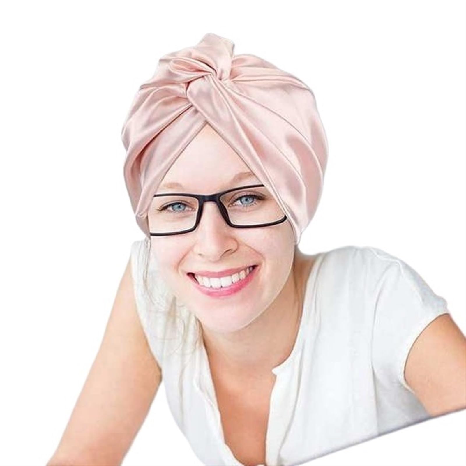 Bonnets turban en soie for femmes et protection cheveux bouclés