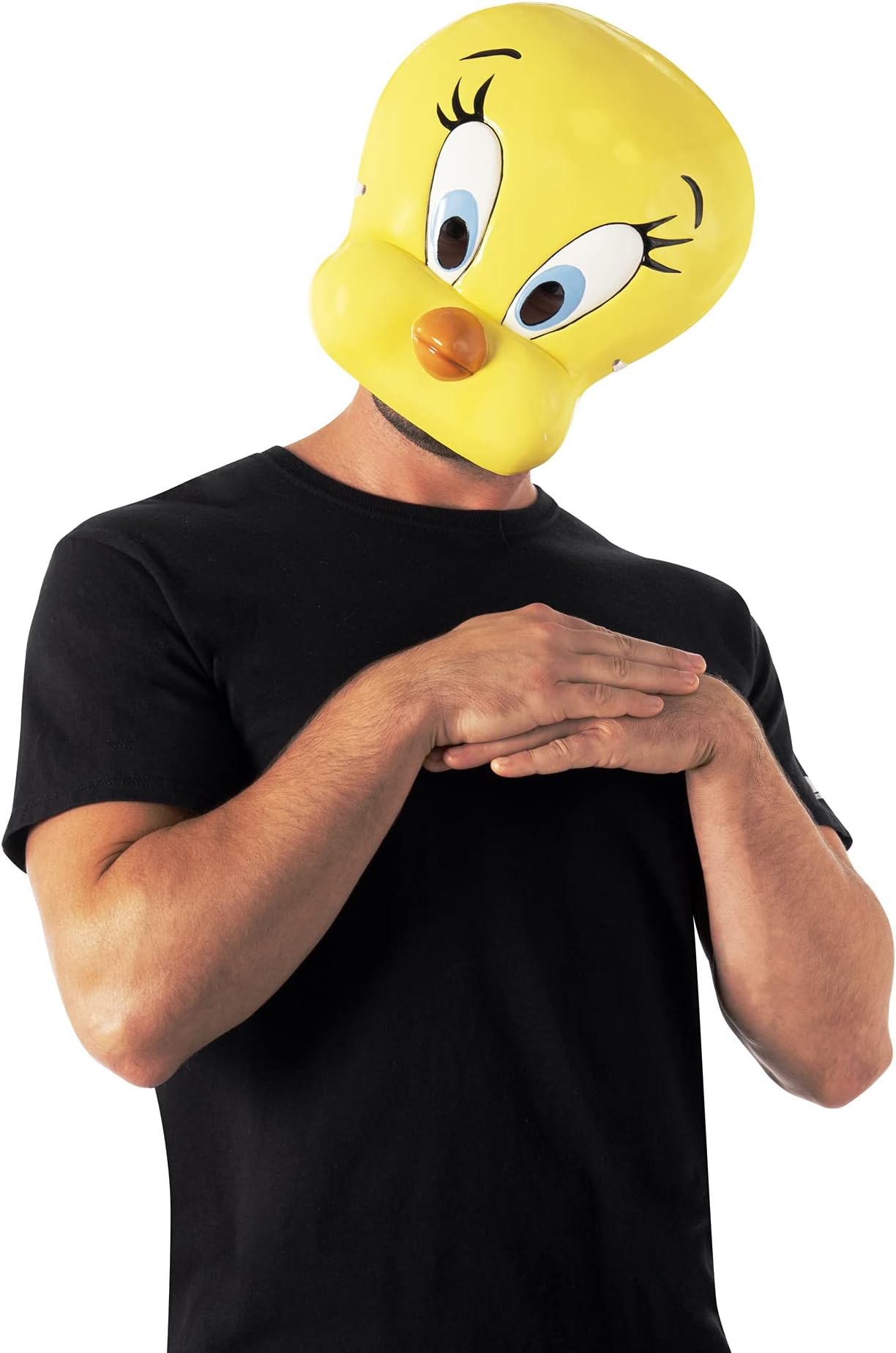 Rubie's Unisex Warner Bros. Space Jam Tweety Bird Plastic Half-Mask, One Size