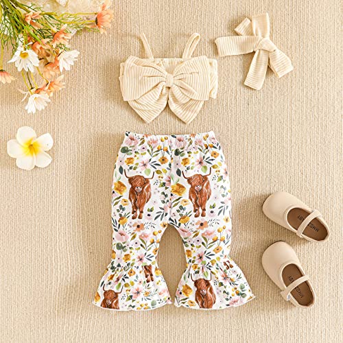 Solid Bow Infant Outfits Tops+Floral Baby Sleeveless Print Vest Girls Shorts Girls Outfits&Set Bodysuit Set Pink #TOP1