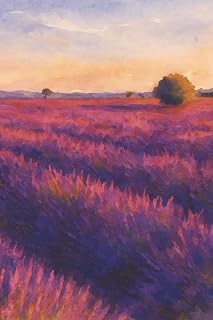 Reeder Road’s Lavender Field Journal: Ruled Lined 