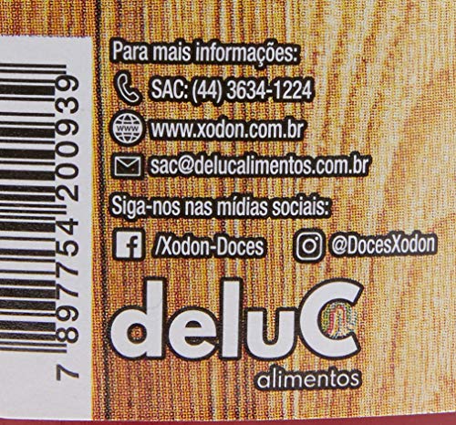Doce Cremoso Sabor Uva Xodon 400g