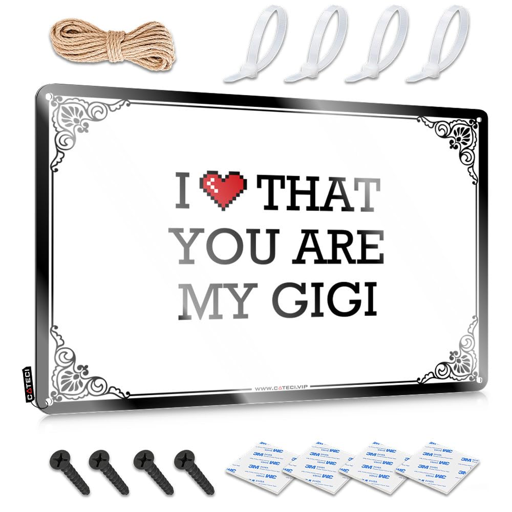 Decoration Girls Yard Sarcastic Essentials I Love That You Are My Gigi - Easy To Hang Art(30X40CM)