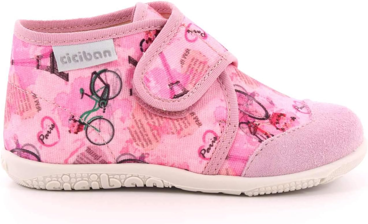CicibanGirls' Slippers Pink Size: 2.5 Child UK