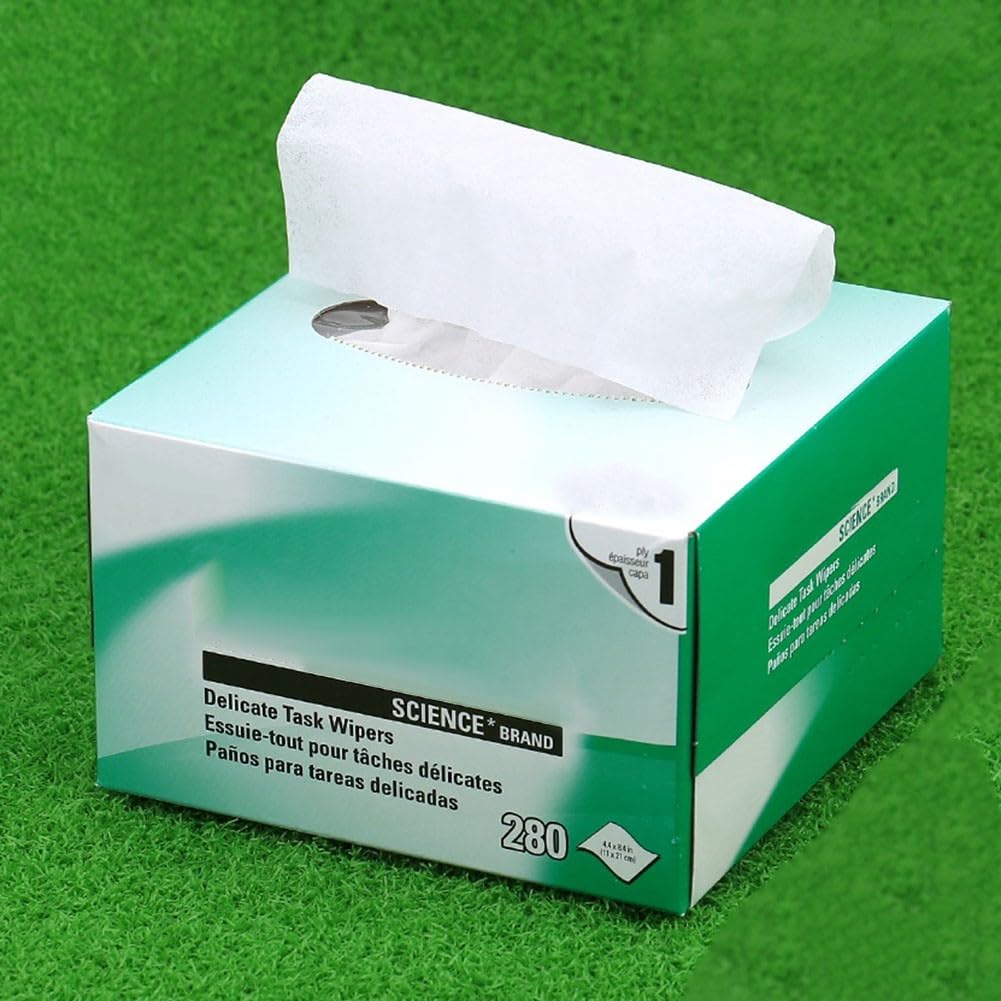 Lot de 280 lingettes à fibre optique pour nettoyer les équipements électroniques et de laboratoire