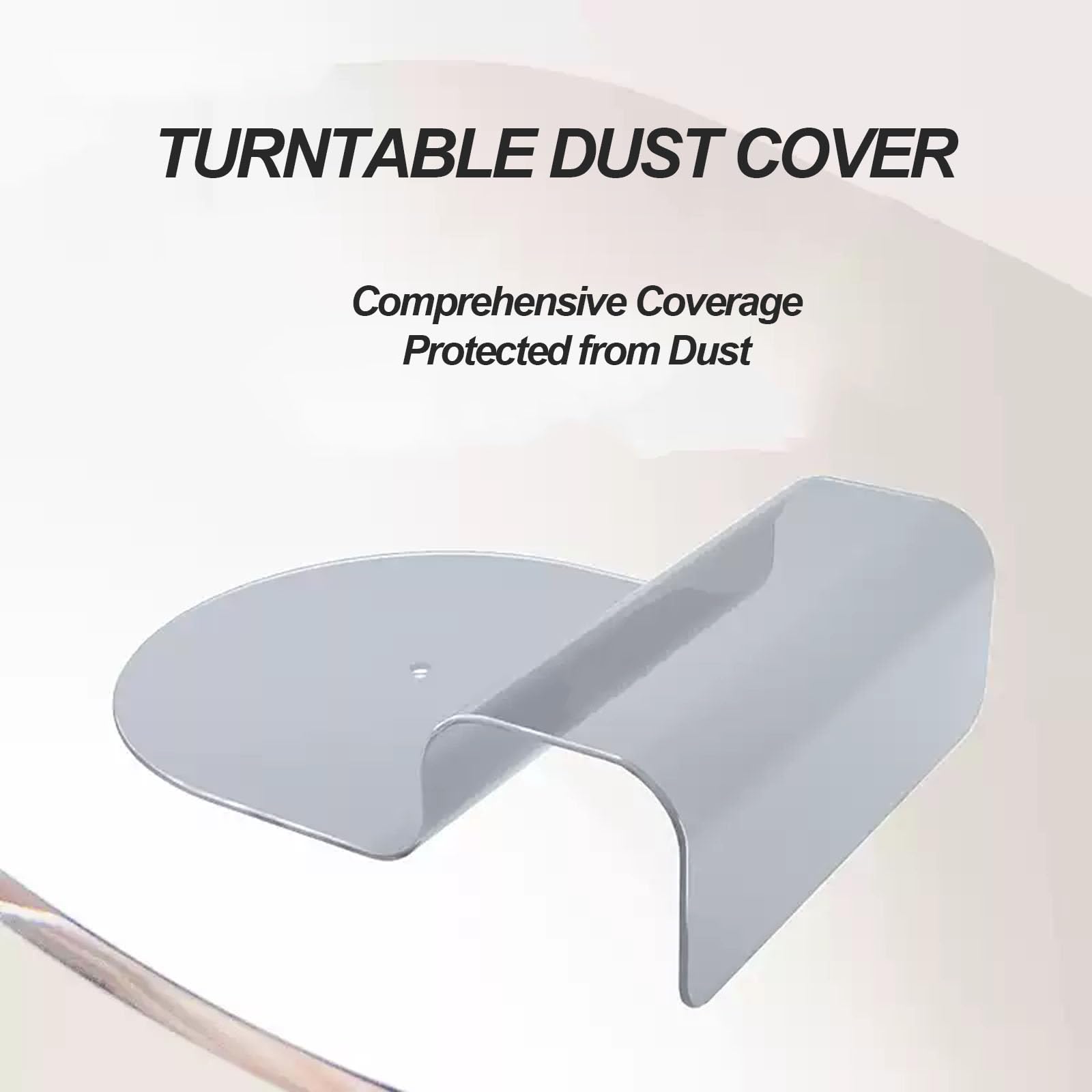 Coperchio Antipolvere per Giradischi, in Acrilico Satinato, per Proteggere I Dischi, 35,5 X 28 X 10,4 Cm. Blocca La Polvere, Protegge I Dischi, Migliora La qualità del Suono, Ideale per
