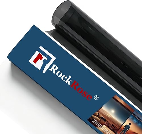 RockRose 50% VLT Lámina Solar de Carbono para Ventanas de Coche 1,0 m x 1,5 m - 