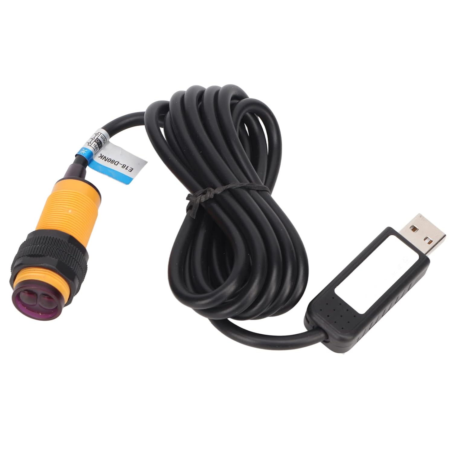 USB Infrared Reflective Photoelectric Switch Sensor for Gaming, Office, Mechanical Equipment