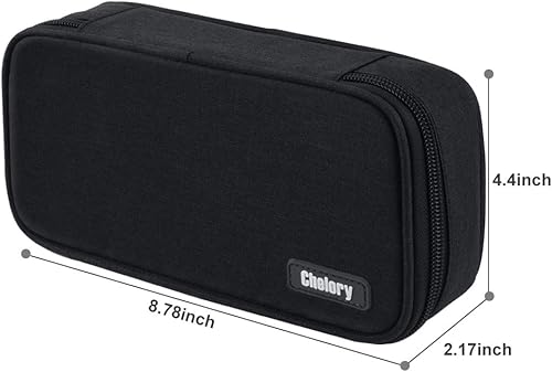 Miniatura 5 de Chelory Estuche para Lápices de Gran Capacidad, Bolsa Grande para Lápices, Estuche para Bolígrafos, Porta Lápices y Marcadores, Bolsa de