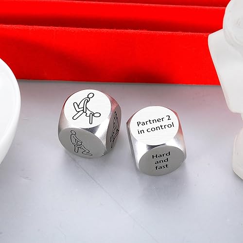 Miniatura 20 de VANLOVEMAC Regalos de despedida de soltera para novia, regalos de dados de noche de cita para pareja, dados de decisión de comida, divertidas ideas