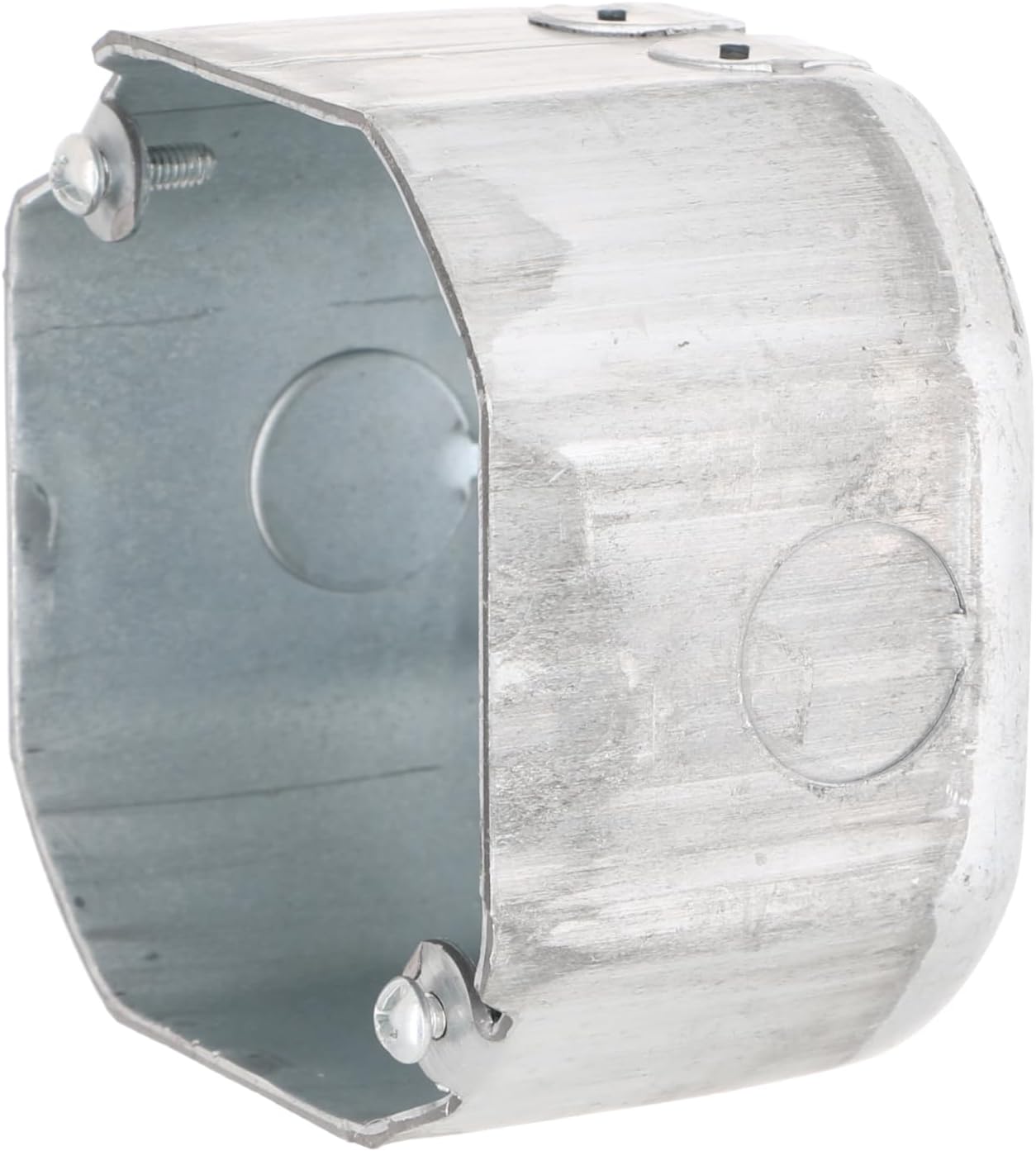 Hubbell-Raco 175 2-1/8-Inch Deep, 1/2-Inch Side Knockouts, NMSC Clamps 4-Inch Octagon Box