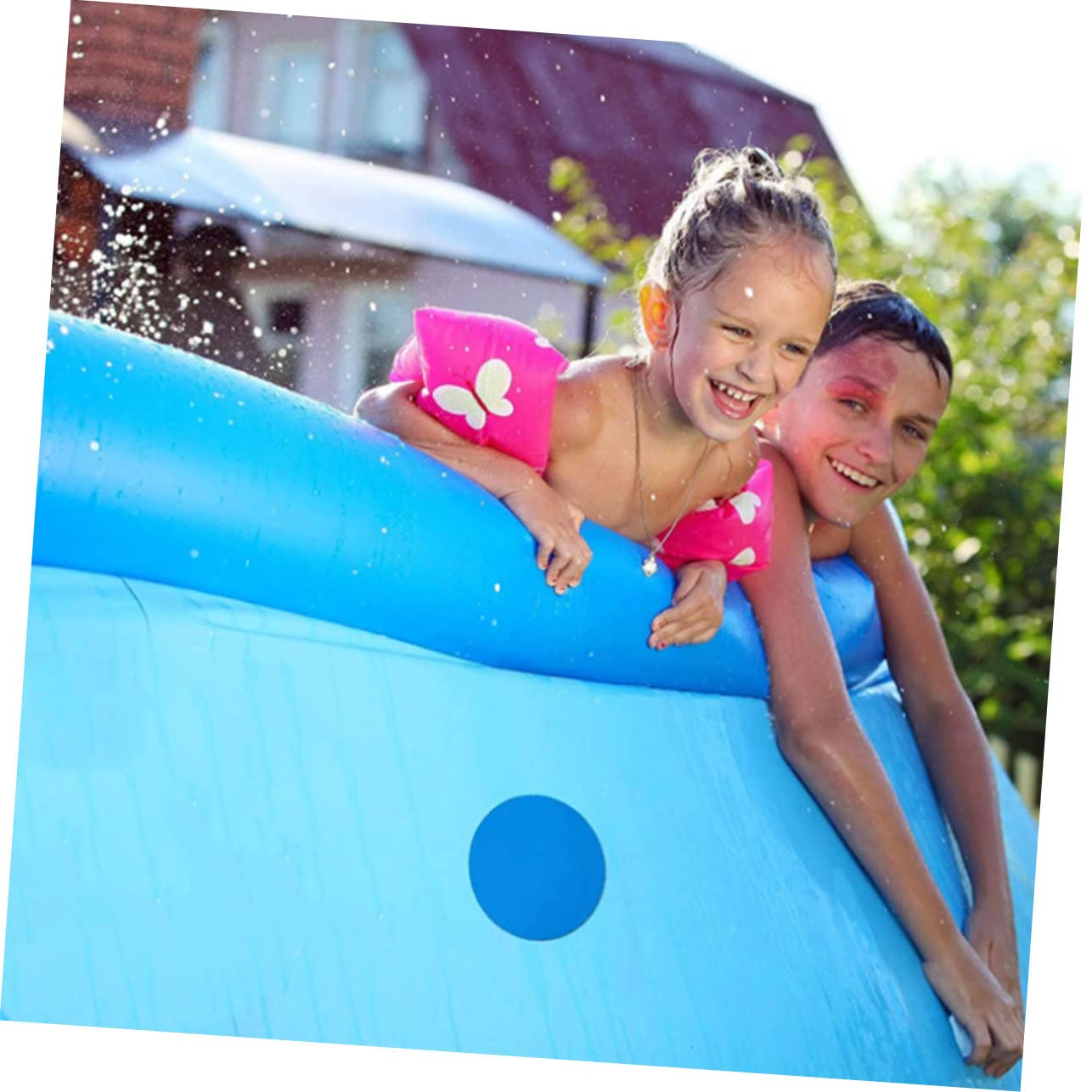 Sosoport Kit De 5 Cintas De Reparación para Piscinas Inflables Parches Adhesivos para Botes Inflables 20 Unidades X 5