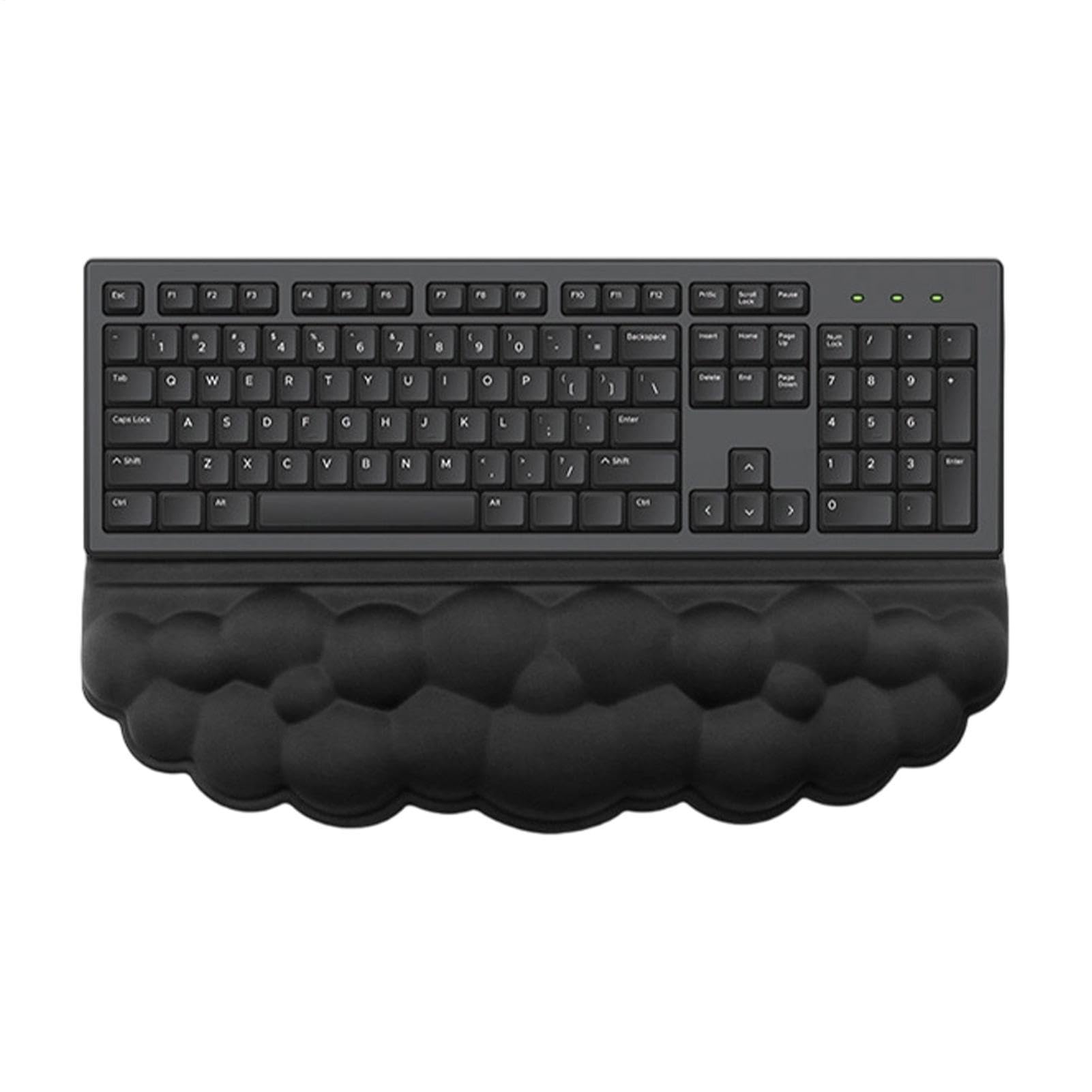 Tastatur-Handgelenkstütze, ergonomisch, rutschfest, weich, bequem | Tastatur-Handgelenkpolster, Computer-Zubehör für Zuhause, Büro, Wohnheim, Schreibtisch, Arbeit, Studium, Damen, Herren