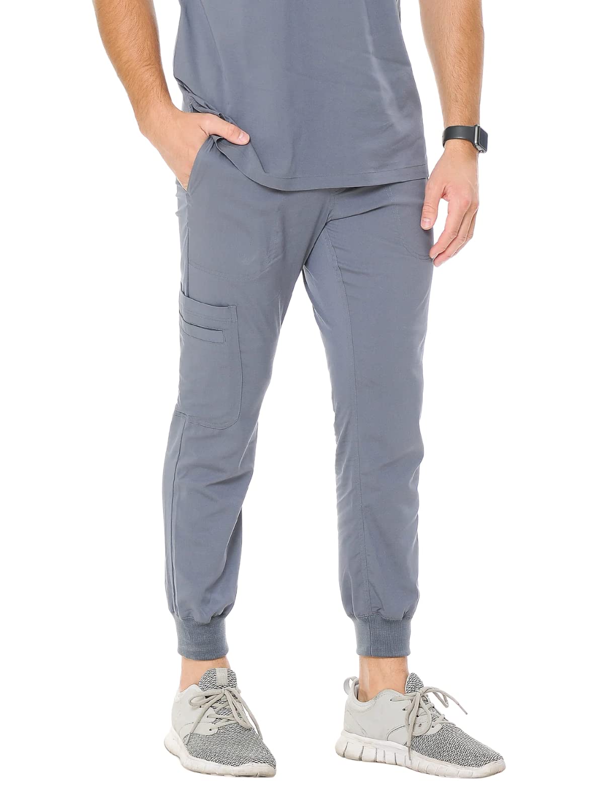 IguanaMed Men's 9500 Icon Jogger Pant Pewter Grey L