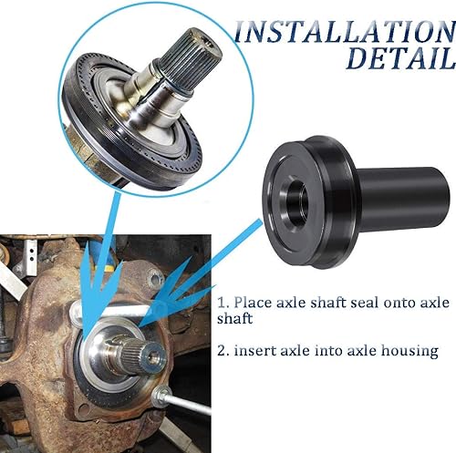 Vista 12 de 6697 Instalador de sello de aceite al vacío de nudillos de rueda para Ford 2005-2019 F-250 F-350 Herramienta de instalación de sello de eje