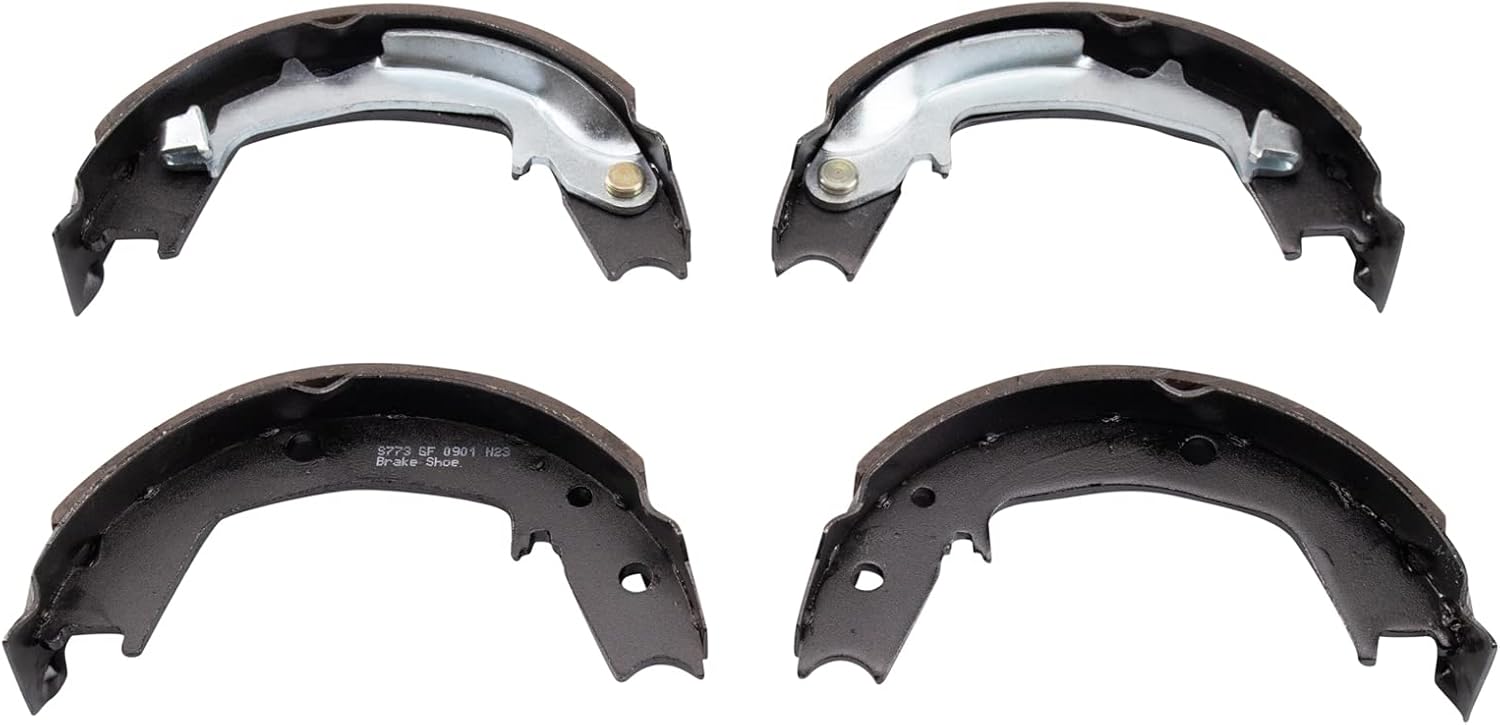 Rear Parking Brake Shoe Set Compatible with 2001-2006 Hyundai Santa Fe 2005-2009 Tucson 2005-2010 Kia Sportage