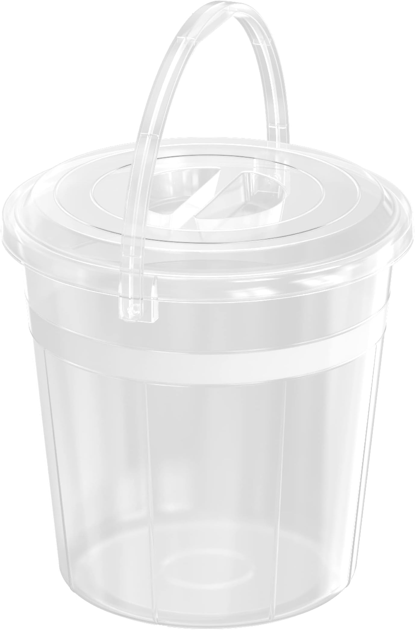 DX 10L Round Plastic Bucket With Lid