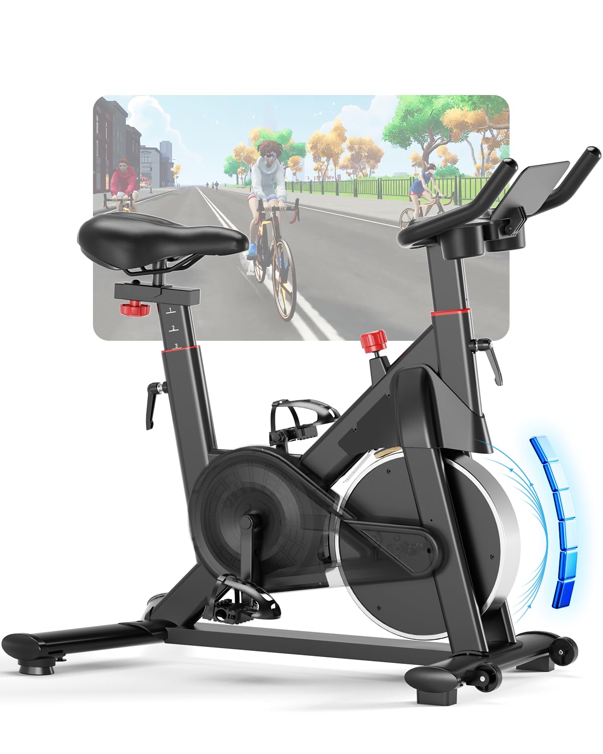 Heimtrainer Fahrrad mit APP