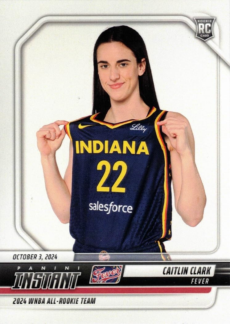 2024 Panini Instant WNBA Basketball #247 Caitlin Clark Rookie Card Fever Thumbnail