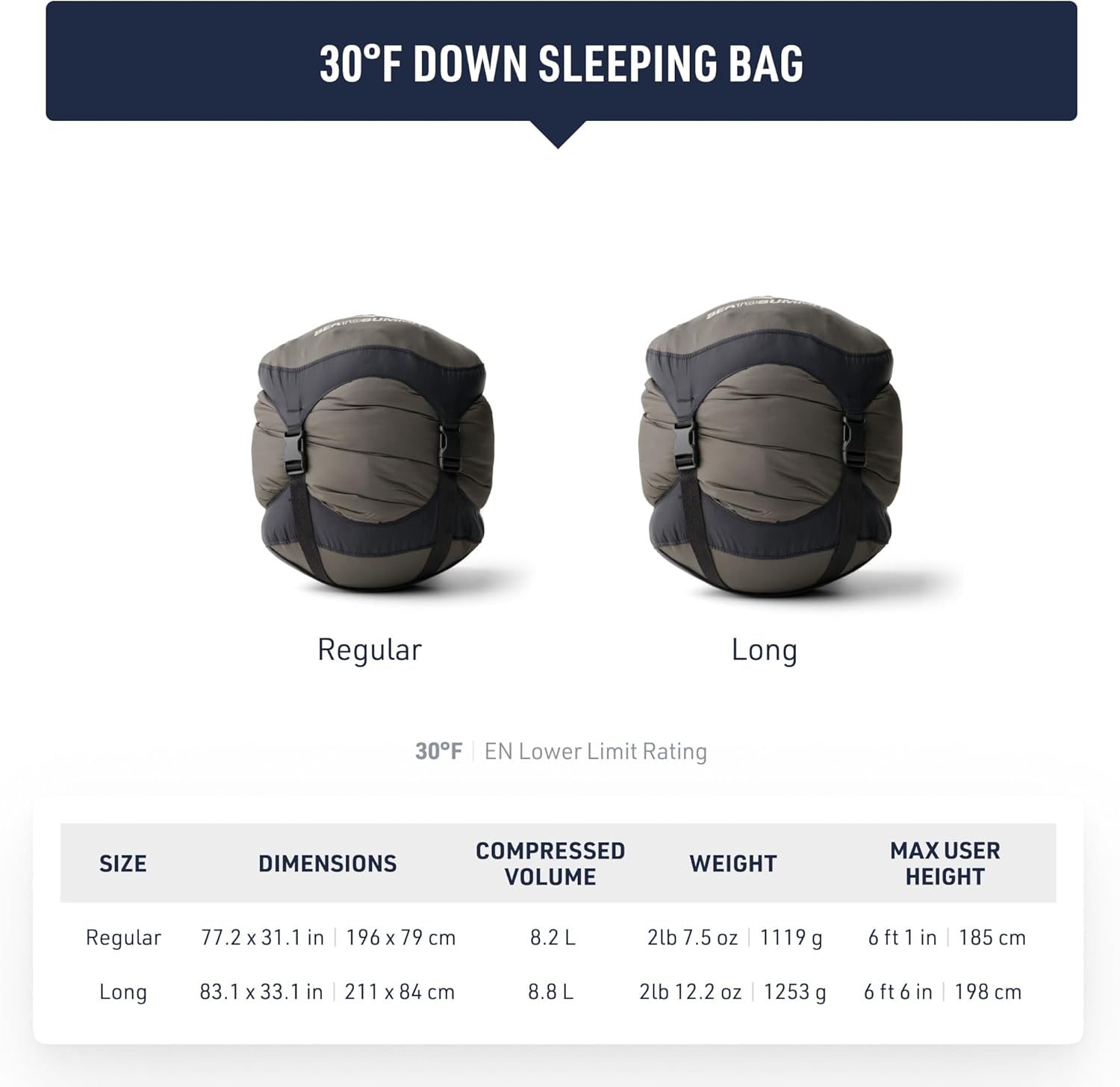 Sea to Summit Trek Down Sleeping Bag