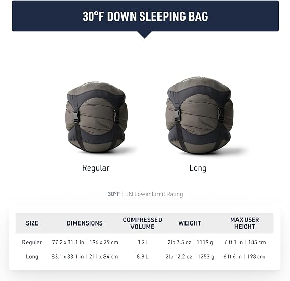 Sea to Summit Trek Down Sleeping Bag