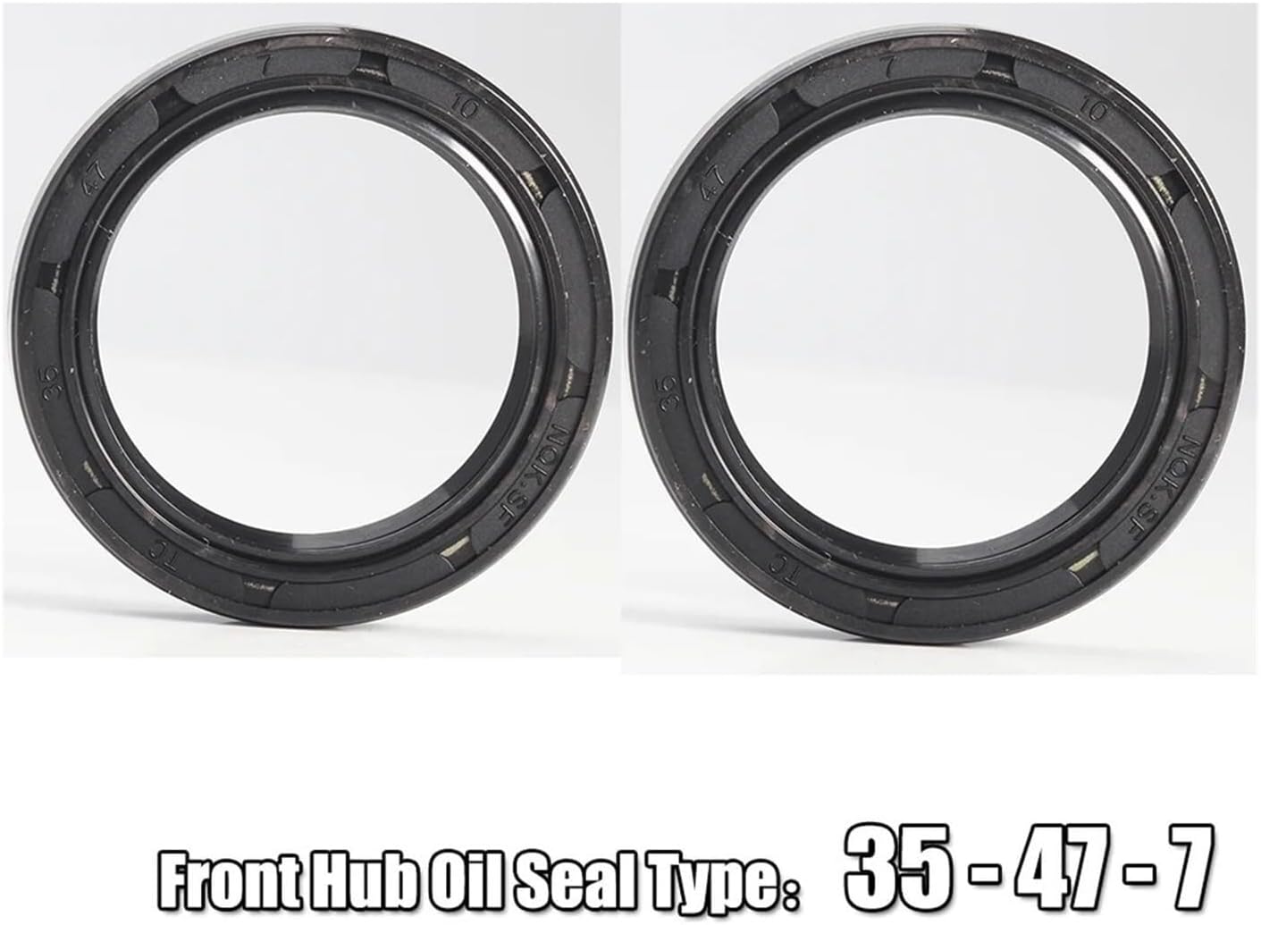 Bearings, Rear Wheel Hub Oil Seal Bearing Set for EXC FIT for SX for XCF for MXC for SMR for TE FC FE 125 250 350 530,High Load Carrying Capacity(Front Oil Seals)