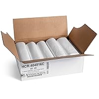 Vista 2 de Aluf Plastics HCR-404816C - Bolsas de basura transparentes de 45 galones de 40 x 48 pulgadas, equivalentes a 16 micrones, bolsas de basura de alta