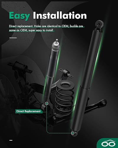 Miniatura 6 de SCITOO - Amortiguador trasero para Ford se adapta a 1990 para Ford Bronco II, 1994-2001 para Ford Ranger, 1994-1997 01-09 para Mazda B2300,98-01