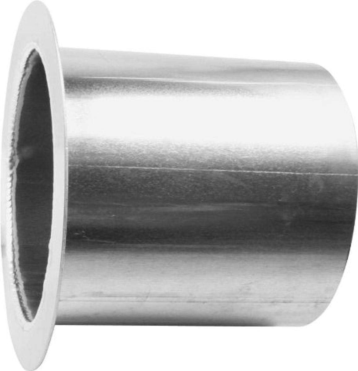 Allstar Performance Exhaust Shield, 6 in Diameter Round, Single Straight Outlet, Aluminum, Natural, Each