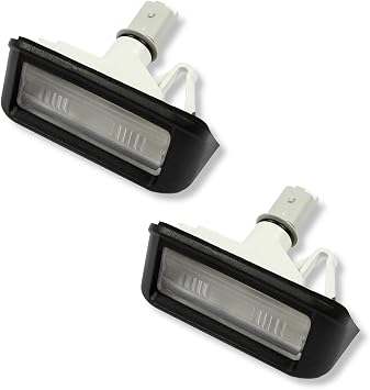 زوج من مصابيح لوحة الأرقام الخلفية لسيارة Citroen Berlingo Dispatch Peugeot Partner Expert 6340G7 9658461780
