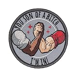 SHEVRONS You Son of a ... Tactical Funny Morale Patch for Hats, Vests, Jeans, Backpacks, All Clothes, and Gear - Highly Durable and Incredibly Resistant to Fading and Tearing - 2.95 x 2.95 in