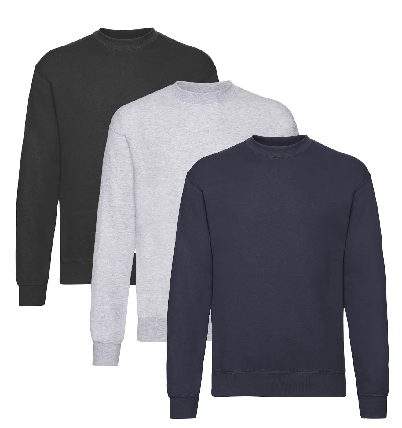 Fruit of the Loom Classic Set In Sweat 3 Pack Sudadera Hombre