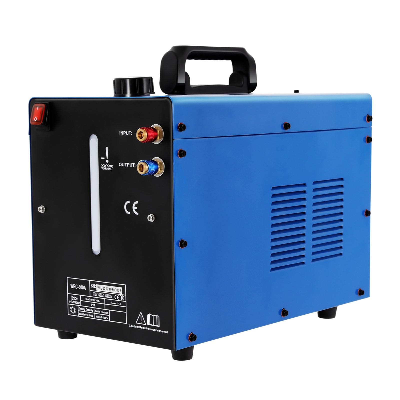 Tig Welder Water Torch Cooler, 9L Capacity Welding Water Tank, 110V 370W Professional Welding Water Cooler with Water Circulation System, Free Standing Welding Water Cooler for Tig Welders