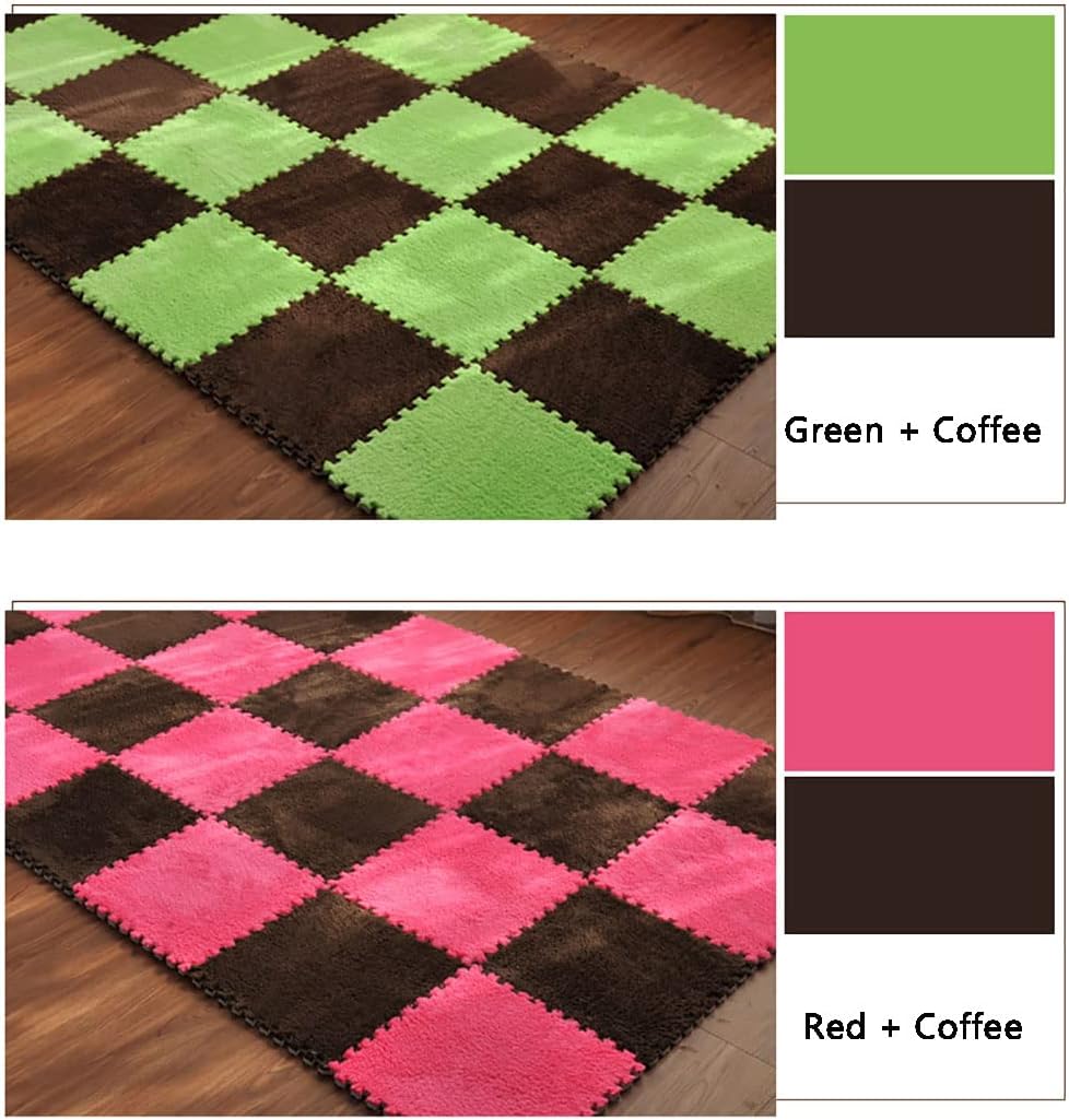 Spliced Carpets Abstract Modern Premium Fluffy Perfect Cozy Area Rugs for Girls Kids Home