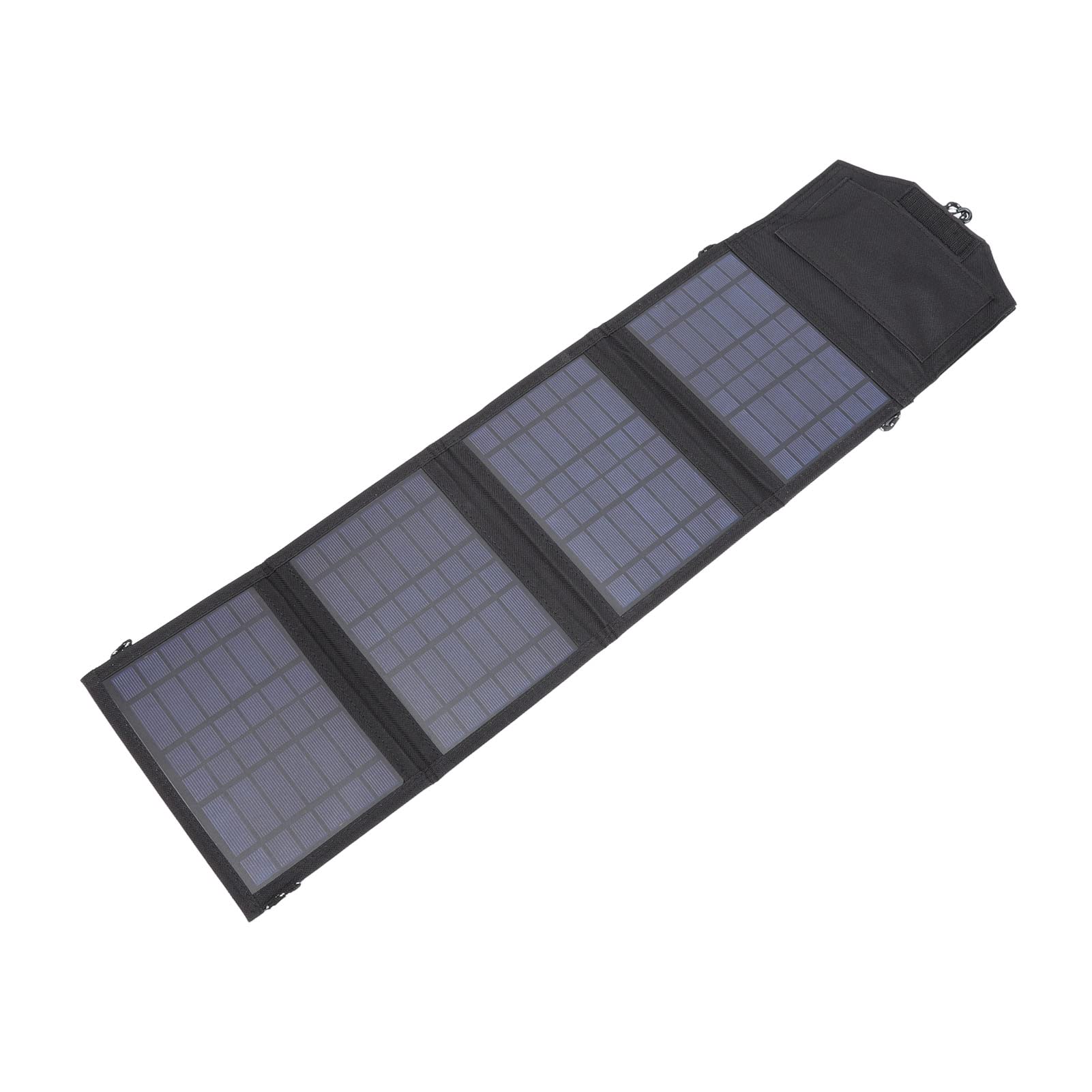 YWBL-WH Panel Solar Portátil 14W 5V Cargador Solar Plegable con Superficie de PET y Doble USB, para Camping Viaje y Emergencia Exterior