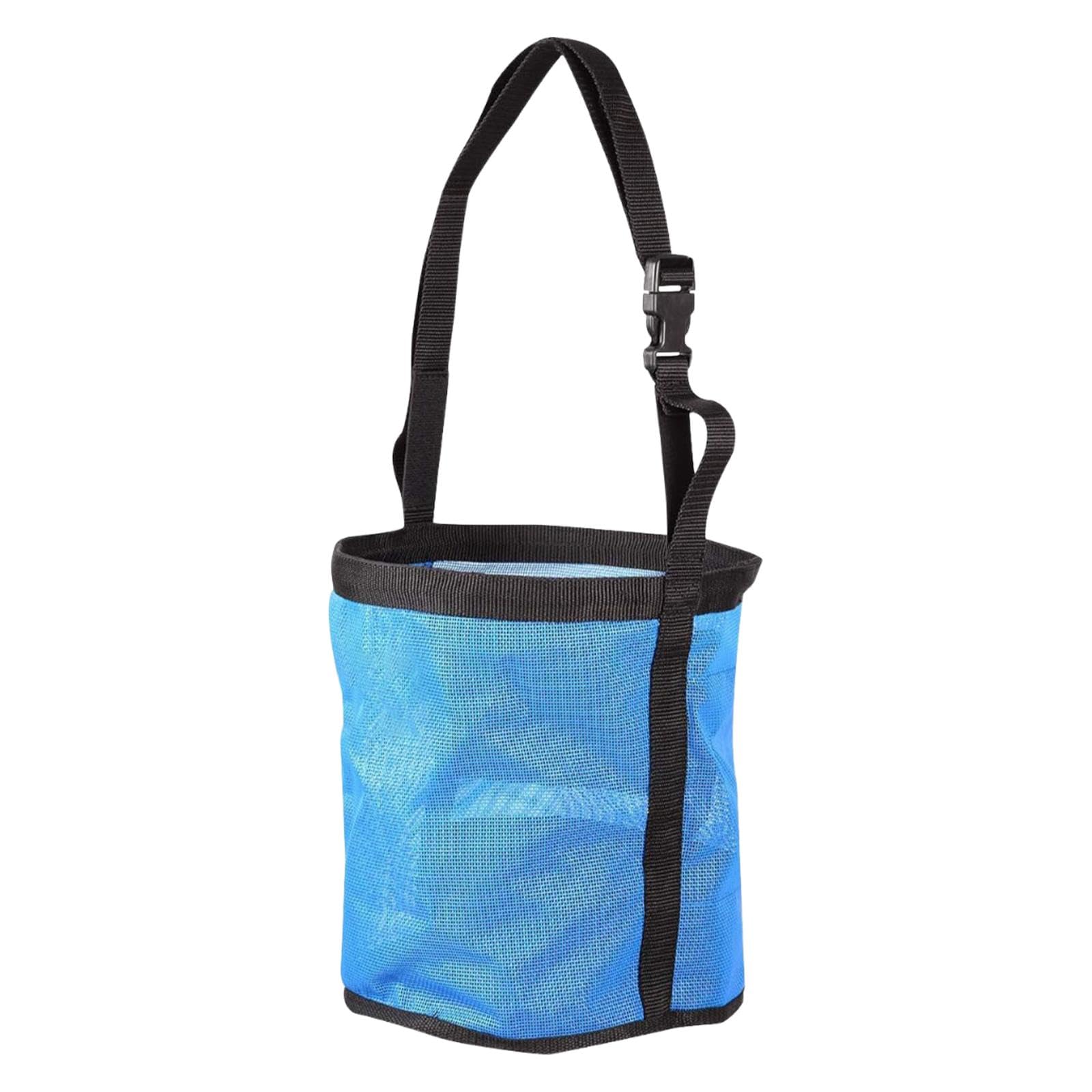 CALANDIS™ Feed Bag Mesh Breathable Reinforced Bottom Hay Bag for Hanging Outdoor Blue | Hay Nets & Bags | Stable Accessories | Equestrian | Outdoor Sports-image-11