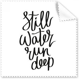 Still Water Run Deep Quote Cleaning Cloth Phone Screen Glasses Cleaner 5pcs