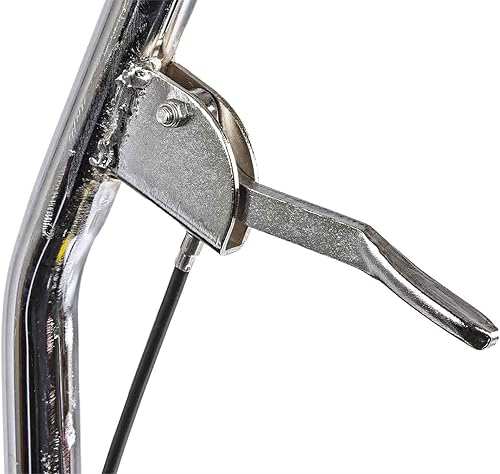 Miniatura 7 de JEGS Carro elevador hidráulico, capacidad de 1100 libras, mesa elevadora de tijera ajustable de 10.5 a 31 pies de altura, mesa elevadora accionada