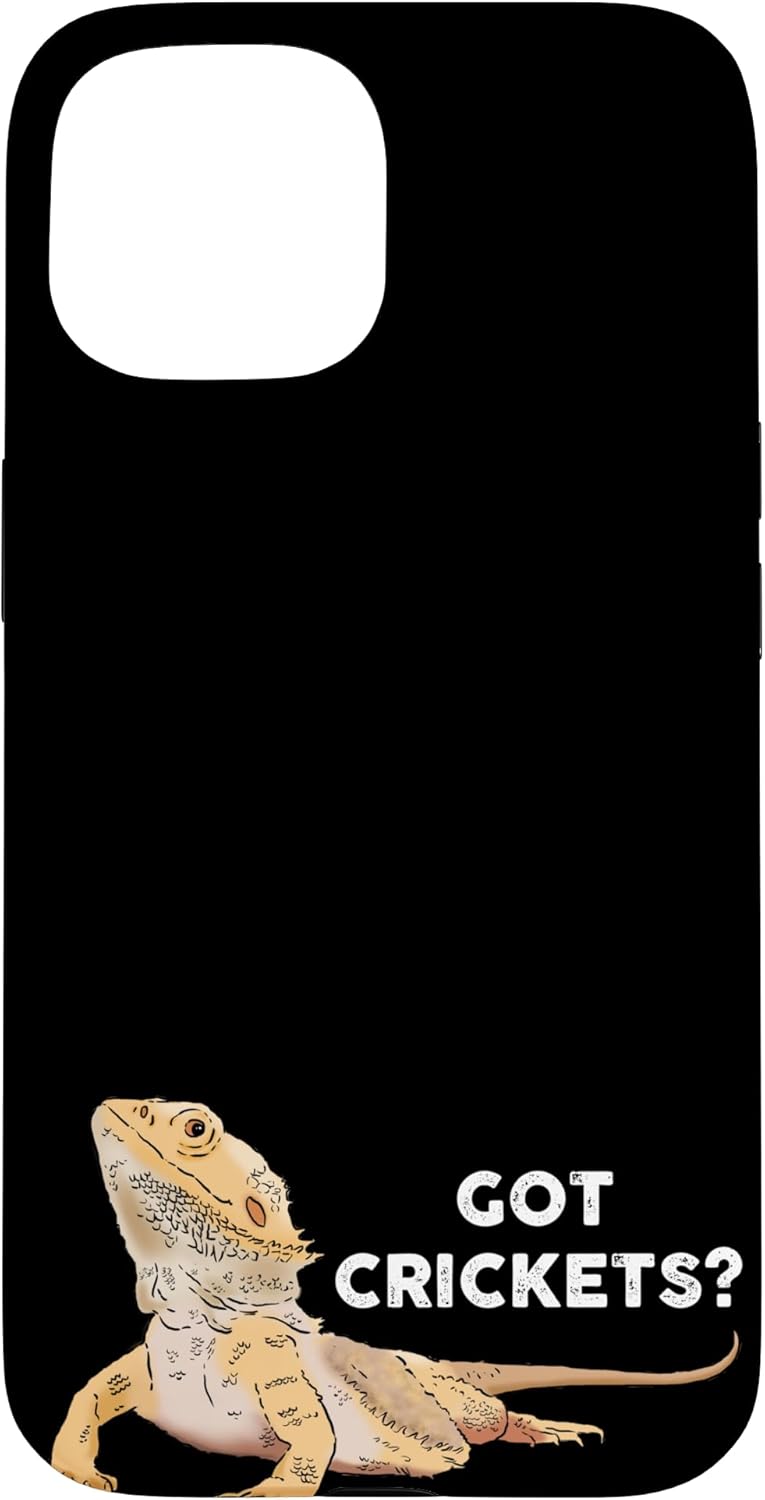 Bearded Dragon, Got Crickets, Funny Lizard, Reptile Lover Case for iPhone 12/12 Pro